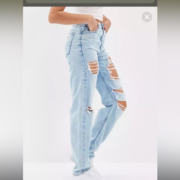 NWT American Eagle Baggy Straight Jeans - Picture 3 of 10